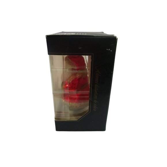 Krebs Distinctive Glass Ornament Santa Teddy Bear 3.5" Handcrafted Christmas NIB - Picture 7 of 7